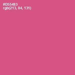 #D55483 - Mulberry Color Image