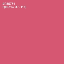 #D55771 - Cranberry Color Image