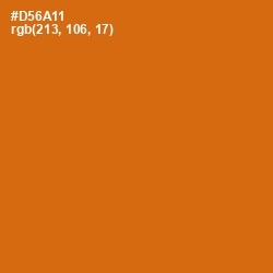 #D56A11 - Hot Cinnamon Color Image