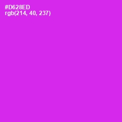 #D628ED - Razzle Dazzle Rose Color Image