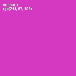 #D639C1 - Razzle Dazzle Rose Color Image