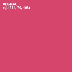 #D6466C - Cabaret Color Image