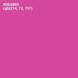 #D6489D - Mulberry Color Image