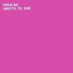 #D64CA8 - Mulberry Color Image