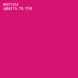 #D71372 - Razzmatazz Color Image