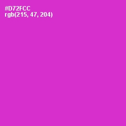 #D72FCC - Razzle Dazzle Rose Color Image