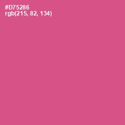 #D75286 - Mulberry Color Image