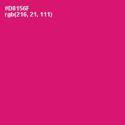 #D8156F - Razzmatazz Color Image