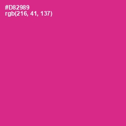 #D82989 - Cerise Color Image