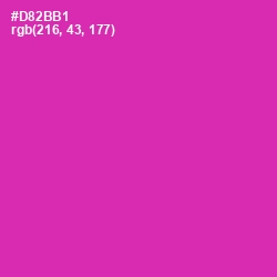 #D82BB1 - Persian Rose Color Image