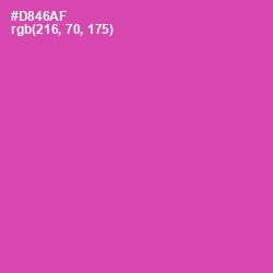 #D846AF - Brilliant Rose Color Image