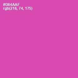 #D84AAF - Brilliant Rose Color Image
