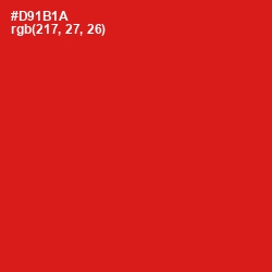 #D91B1A - Monza Color Image