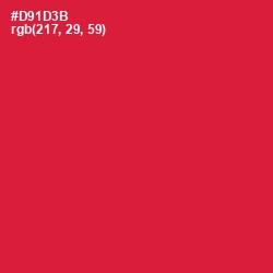 #D91D3B - Crimson Color Image