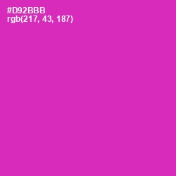 #D92BBB - Persian Rose Color Image