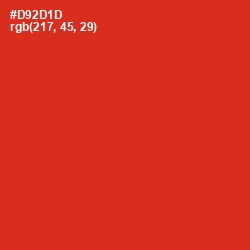 #D92D1D - Thunderbird Color Image