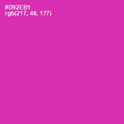 #D92EB1 - Persian Rose Color Image