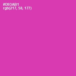 #D93AB1 - Cerise Color Image