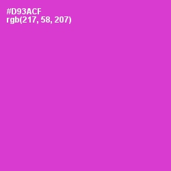 #D93ACF - Razzle Dazzle Rose Color Image