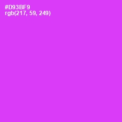 #D93BF9 - Razzle Dazzle Rose Color Image