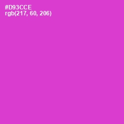 #D93CCE - Razzle Dazzle Rose Color Image