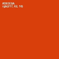 #D93E0A - Thunderbird Color Image