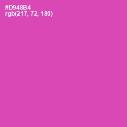 #D948B4 - Brilliant Rose Color Image