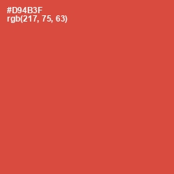 #D94B3F - Valencia Color Image