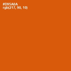 #D95A0A - Red Stage Color Image