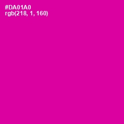 #DA01A0 - Hollywood Cerise Color Image