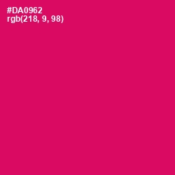 #DA0962 - Razzmatazz Color Image