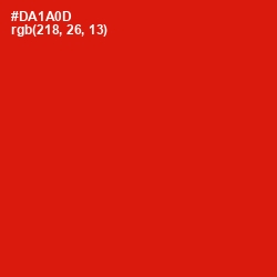 #DA1A0D - Monza Color Image