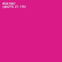#DA1B87 - Red Violet Color Image