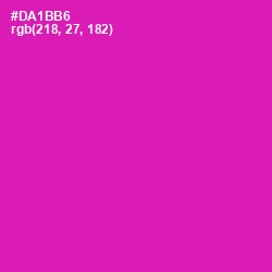 #DA1BB6 - Hollywood Cerise Color Image