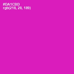 #DA1CBD - Persian Rose Color Image