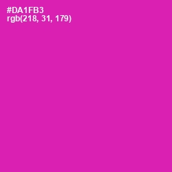 #DA1FB3 - Persian Rose Color Image
