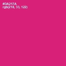#DA217A - Cerise Red Color Image