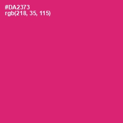 #DA2373 - Cerise Red Color Image