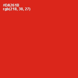 #DA261B - Thunderbird Color Image