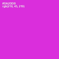 #DA2DDB - Razzle Dazzle Rose Color Image