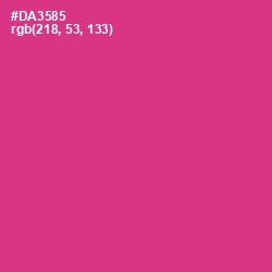 #DA3585 - Cerise Color Image