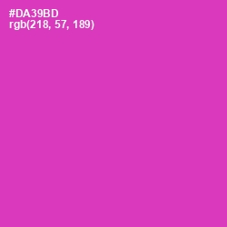 #DA39BD - Persian Rose Color Image