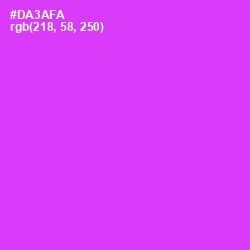 #DA3AFA - Razzle Dazzle Rose Color Image