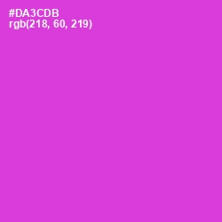 #DA3CDB - Razzle Dazzle Rose Color Image