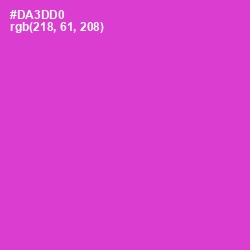 #DA3DD0 - Razzle Dazzle Rose Color Image