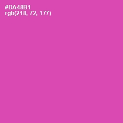 #DA48B1 - Brilliant Rose Color Image