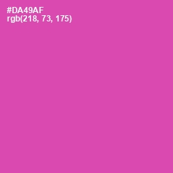 #DA49AF - Brilliant Rose Color Image