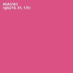 #DA5183 - Mulberry Color Image