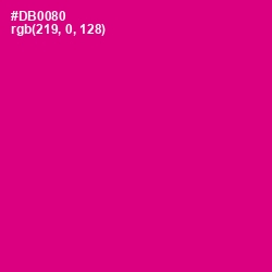 #DB0080 - Red Violet Color Image