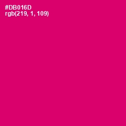 #DB016D - Razzmatazz Color Image